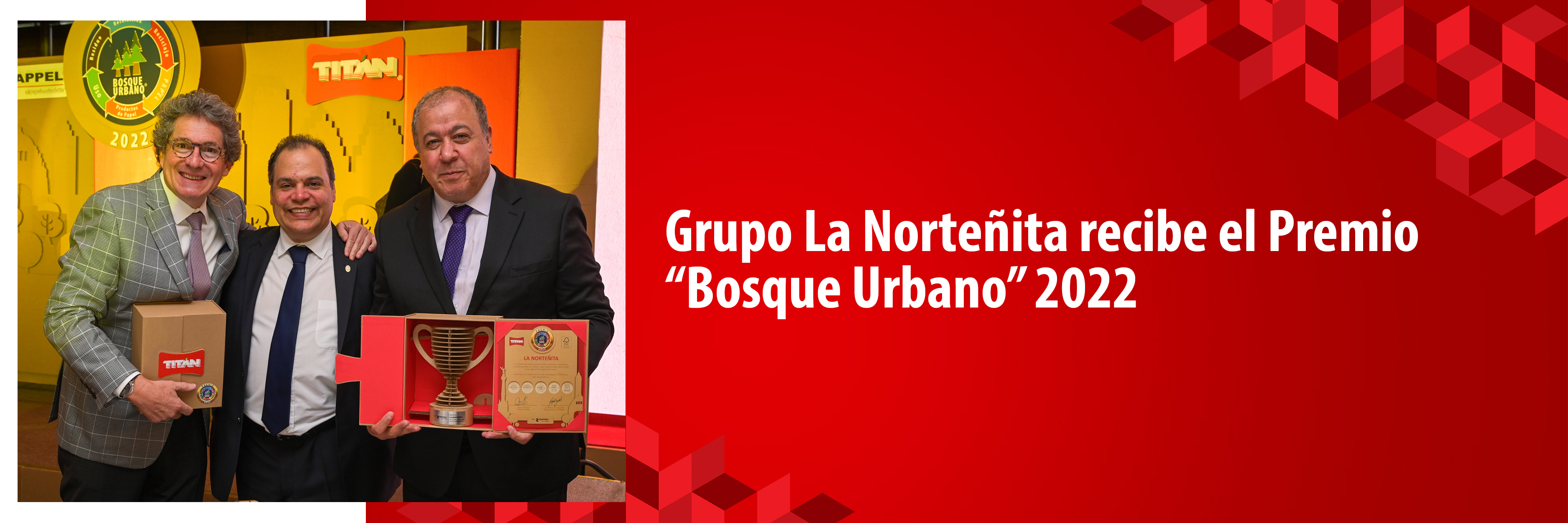 Grupo La Norteñita recibe el Premio  “Bosque Urbano” 2022 